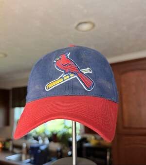 Team MLB St Louis Cardinals Hat Cap Blue Red Adjustable